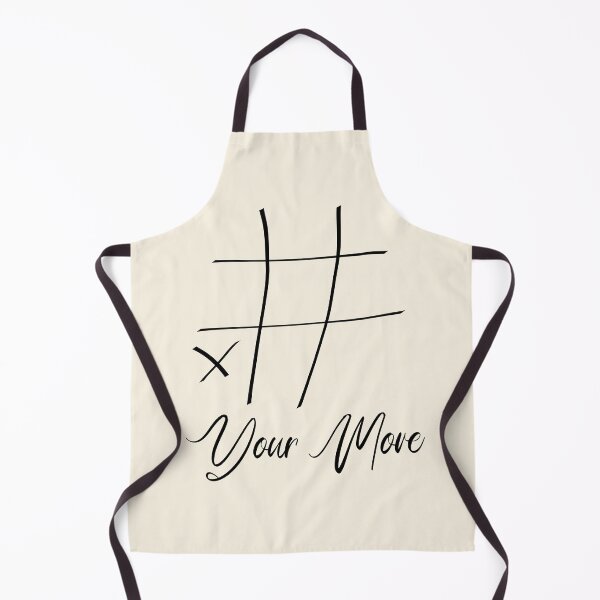 Item preview, Wordplay meme, Your turn Tic Tac Toe game black designed and sold by Hypnotees.