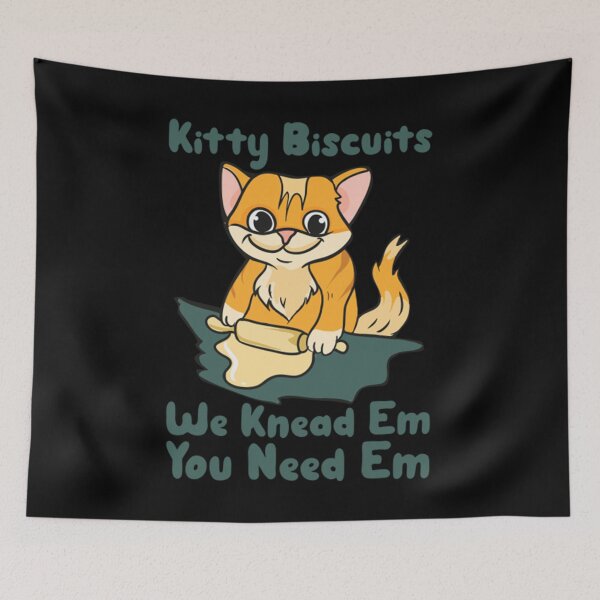 Item preview, Meme Cat Kitty Biscuits We Knead Em You Need Em  designed and sold by JamauDS.