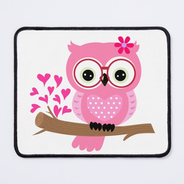 Item preview, Owl wearing glasses designed and sold by Nour-aya.