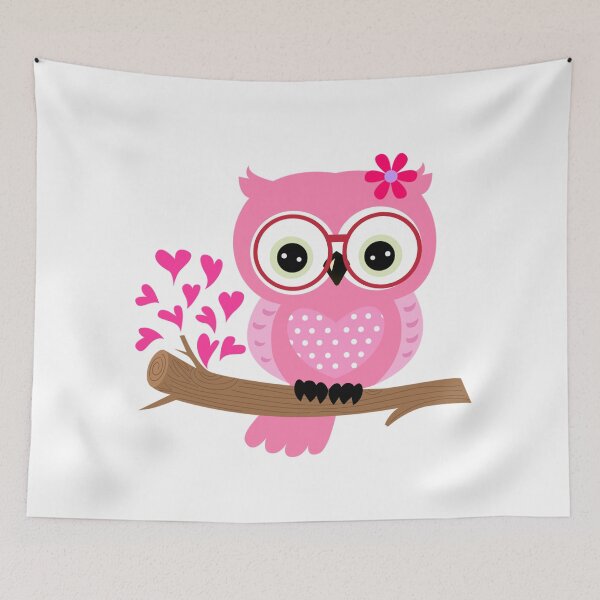 Item preview, Owl wearing glasses designed and sold by Nour-aya.