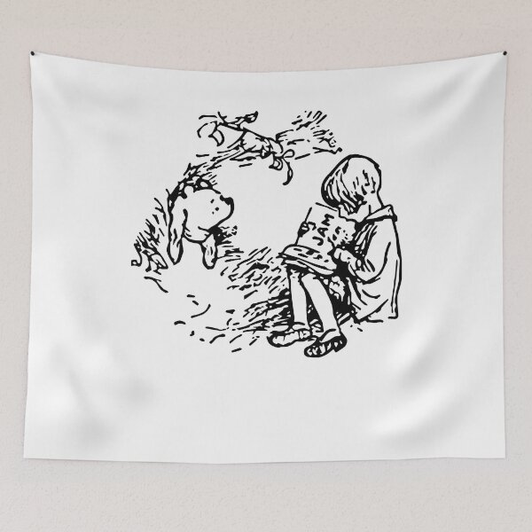 Item preview, The Great Retro Winnie The Pooh And Christopher Robins Vintage Art Video Game Birthday designed and sold by MaxwellwitcArts.