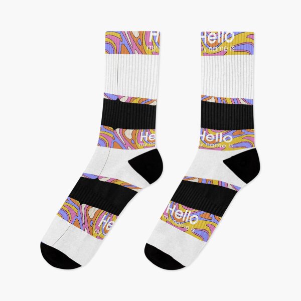Item preview, Blank Name Tag Psychedelic Hello My Name Is Label  designed and sold by everything4eva.