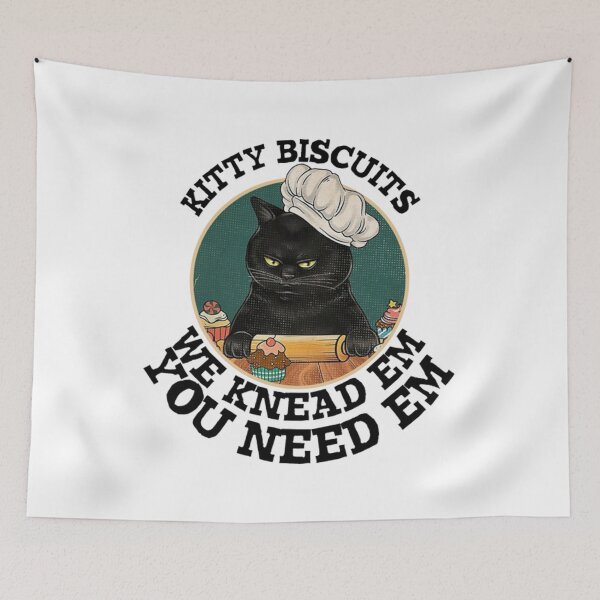 Item preview, Funny Kitty Biscuits Black Cat Baking designed and sold by JamauDS.
