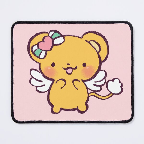 Item preview, I draw pastel pink chibi kero chan / ccs yellow bear guardian designed and sold by RansRoom.