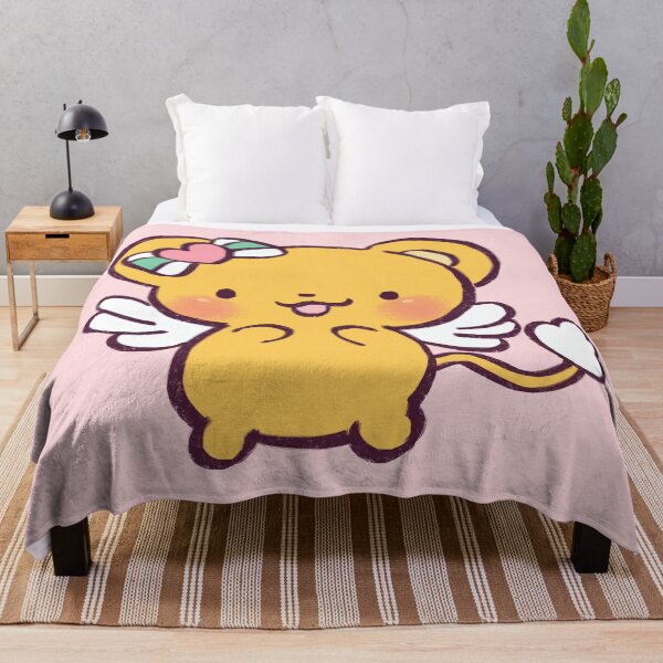 Item preview, I draw pastel pink chibi kero chan / ccs yellow bear guardian designed and sold by RansRoom.