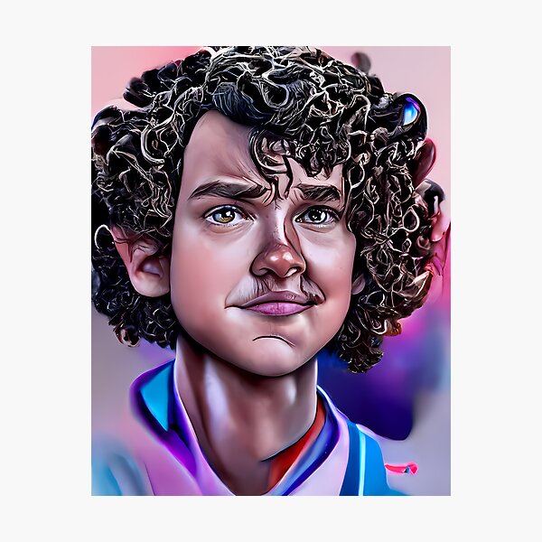 Item preview, Dustin Henderson Stranger things portrait #2 | AI generated art designed and sold by MichelangeloAI.
