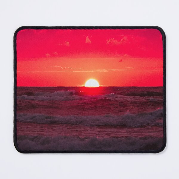 Item preview, Red Beach Sunset designed and sold by PotluckPrints.