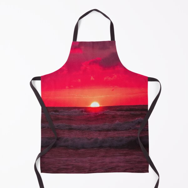 Item preview, Red Beach Sunset designed and sold by PotluckPrints.