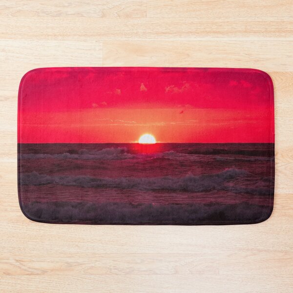 Item preview, Red Beach Sunset designed and sold by PotluckPrints.