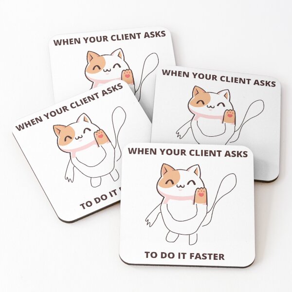 Item preview, Web Designer Joke Developer Meme When Client Asks To Do Tasks Faster Unfinished Drawing Meme designed and sold by ohsheep.