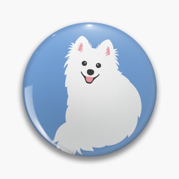 Item preview, Fluffy White Puppy Dog Clouds - Sky Blue Spitz/Pomeranian designed and sold by kamahachi.