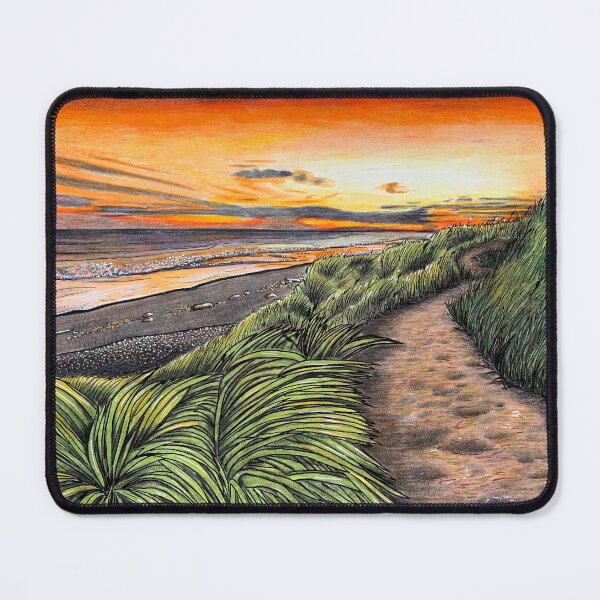 Item preview, Coastal sunset (Oxwich, Gower Peninsula)  designed and sold by Karen Elaine Evans.