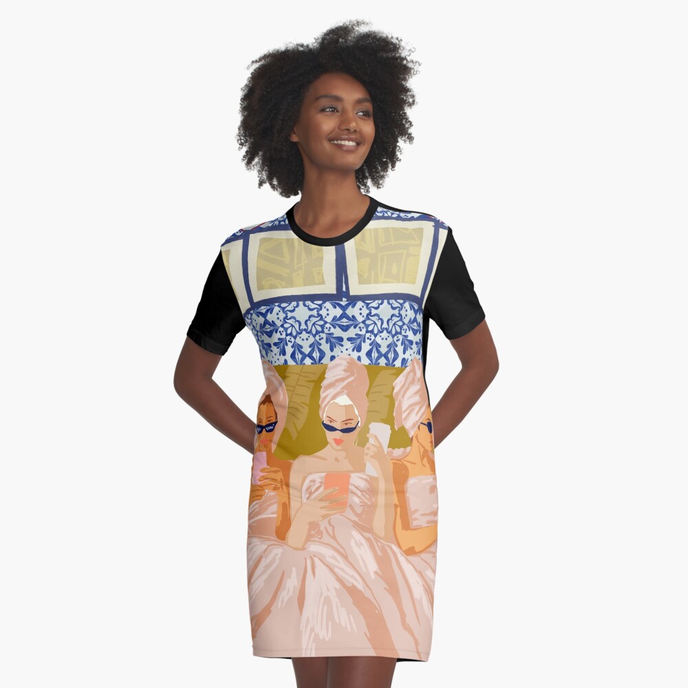 Item preview, Graphic T-Shirt Dress designed and sold by 83oranges.