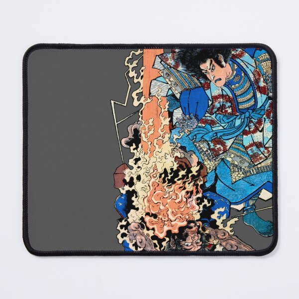 Item preview, SAMURAI FIGHTS ENEMY WITH THUNDERBOLT designed and sold by Madjack Tees Kiwi SuperStore.