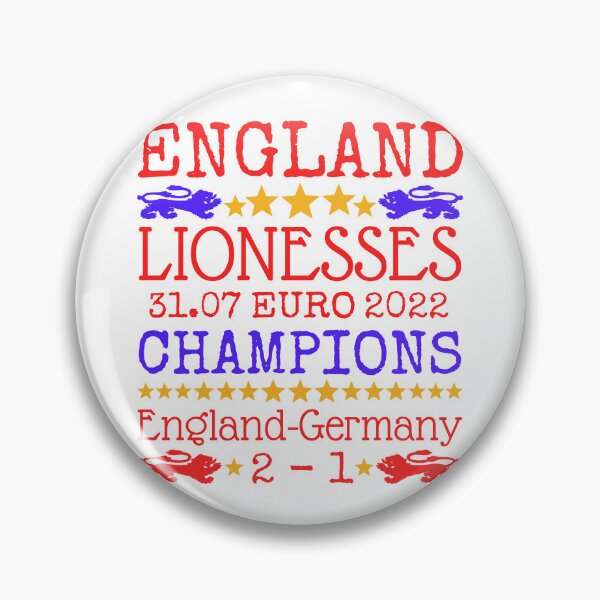 Item preview, Gold Champions 2022 England Lionesses Women's Football Design designed and sold by TrulyEpoque.