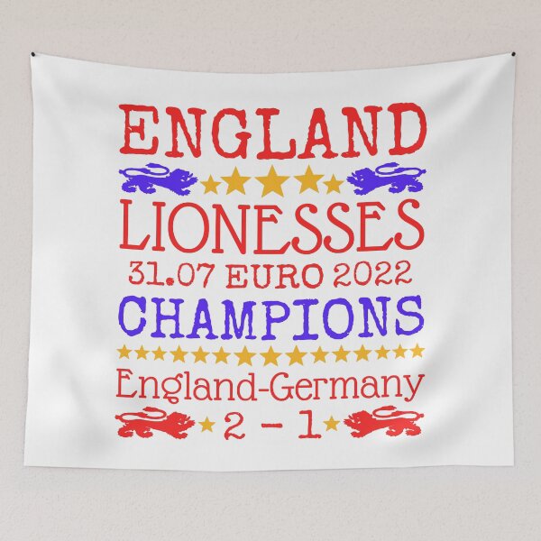 Item preview, Gold Champions 2022 England Lionesses Women's Football Design designed and sold by TrulyEpoque.