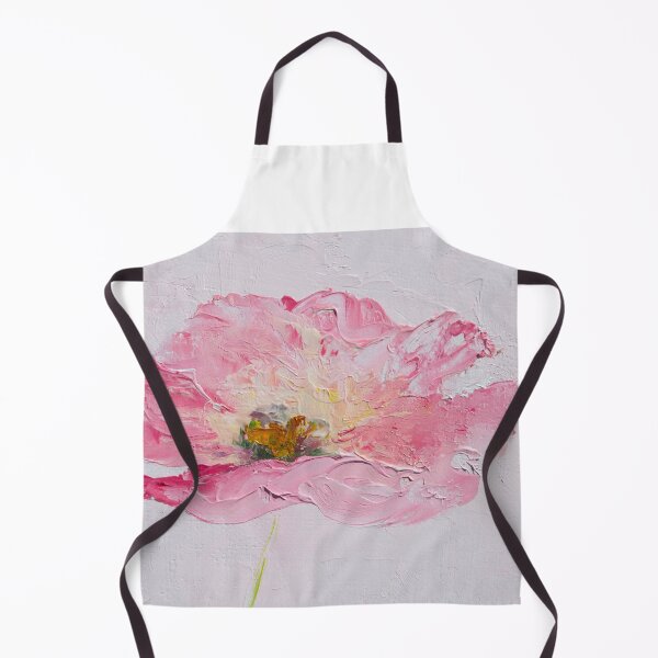 Item preview, Lone Pink Poppy painting designed and sold by MatsonArtDesign.