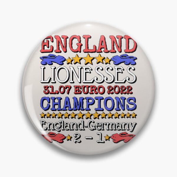 Item preview, Champions 2022 England Lionesses Women's Football Shadow Design designed and sold by TrulyEpoque.