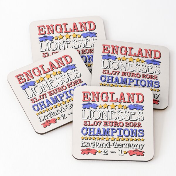Item preview, Champions 2022 England Lionesses Women's Football Shadow Design designed and sold by TrulyEpoque.