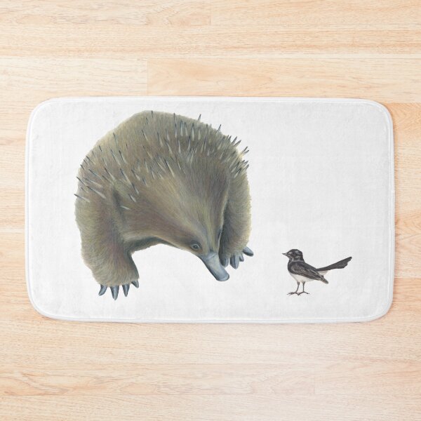 Item preview, Echidna and Willie Wagtail designed and sold by RachaelCurryArt.