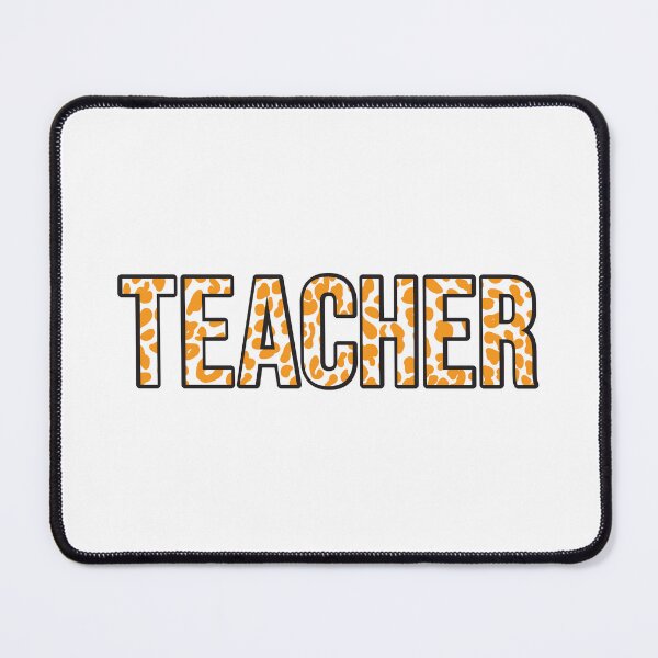 Item preview, Teacher leopard pattern designed and sold by Think4Prints.