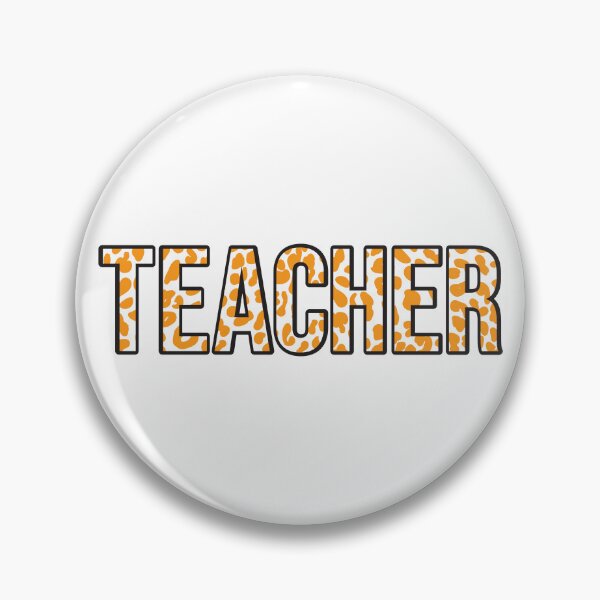 Item preview, Teacher leopard pattern designed and sold by Think4Prints.