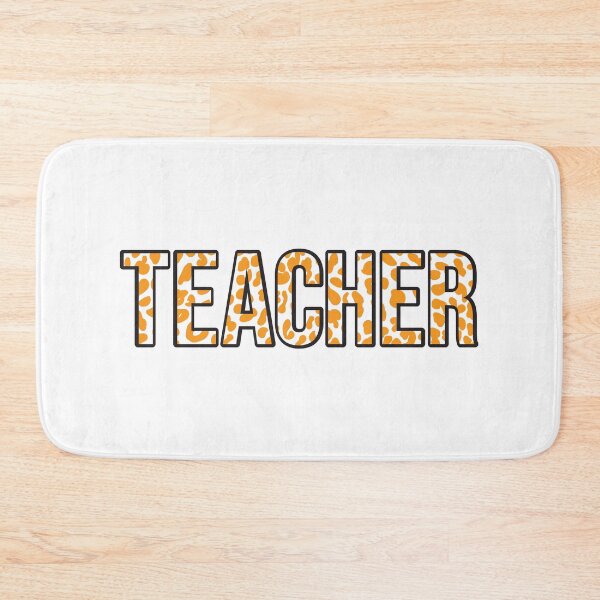 Item preview, Teacher leopard pattern designed and sold by Think4Prints.