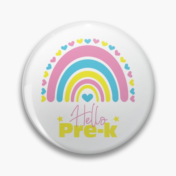 Item preview, Hello Pre-k Rainbow, First day in School designed and sold by BlueDiamond-19.