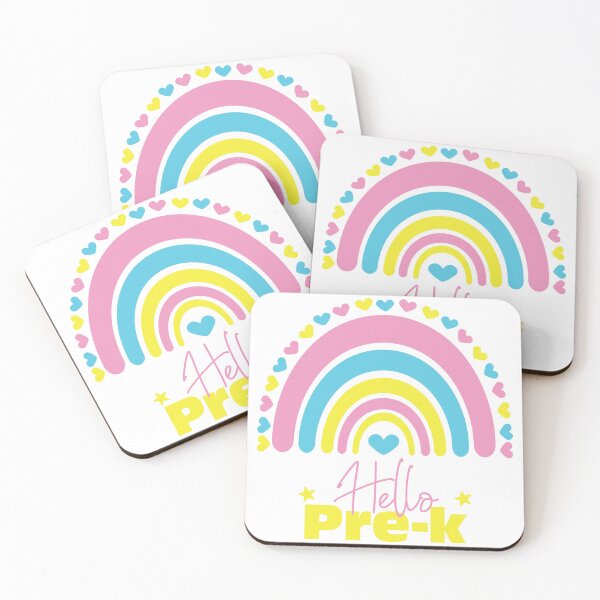 Item preview, Hello Pre-k Rainbow, First day in School designed and sold by BlueDiamond-19.