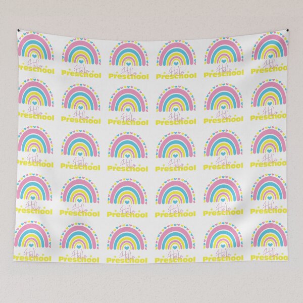 Item preview, Hello Preschool Rainbow, First day in School designed and sold by BlueDiamond-19.