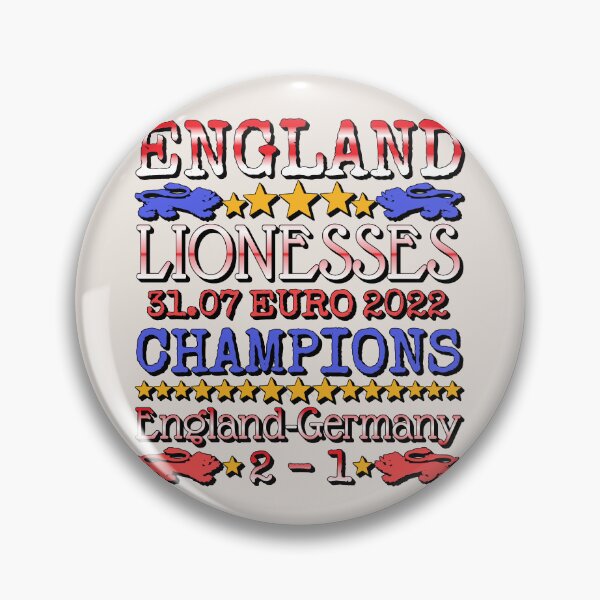 Item preview, Champions 2022 England Lionesses Women's Football Ombre Shadow Design designed and sold by TrulyEpoque.