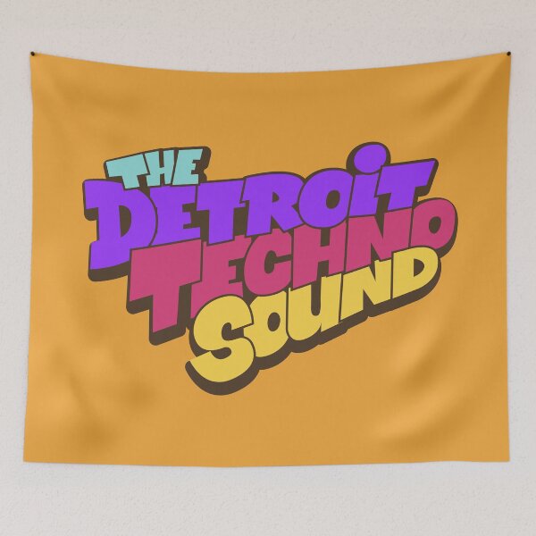 Item preview, The Detroit Techno Sound - Detroit Techno Illustration designed and sold by Boogosh.