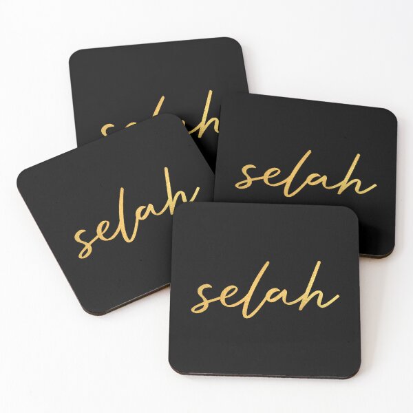 Item preview, Selah /ˈsiːlə,ˈsiːlɑː/ (gold) designed and sold by Julia Jane Creative.