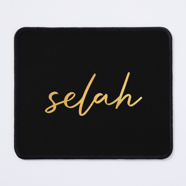 Item preview, Selah /ˈsiːlə,ˈsiːlɑː/ (gold) designed and sold by Julia Jane Creative.