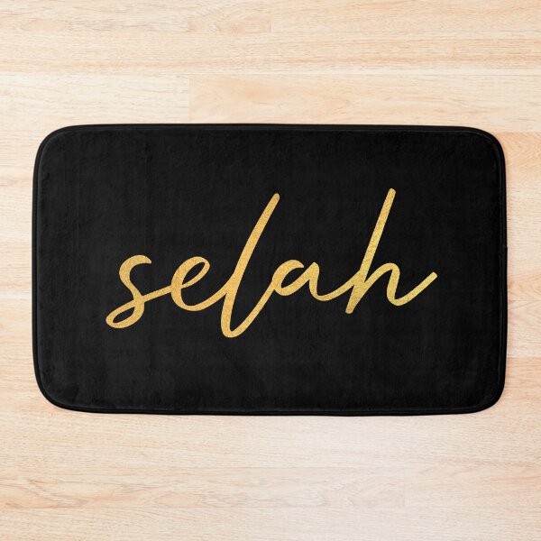 Item preview, Selah /ˈsiːlə,ˈsiːlɑː/ (gold) designed and sold by Julia Jane Creative.
