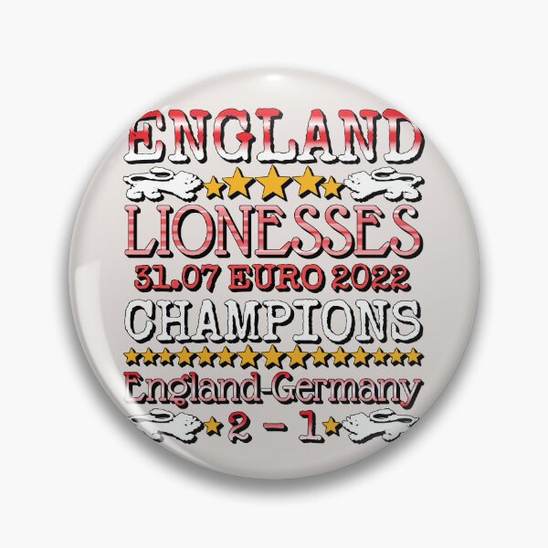 Item preview, Champions 2022 England Lionesses Women's Football Fun Ombre Shadow Design designed and sold by TrulyEpoque.
