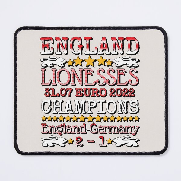 Item preview, Champions 2022 England Lionesses Women's Football Fun Ombre Shadow Design designed and sold by TrulyEpoque.