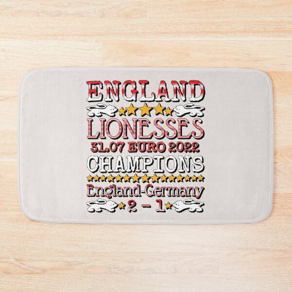 Item preview, Champions 2022 England Lionesses Women's Football Fun Ombre Shadow Design designed and sold by TrulyEpoque.