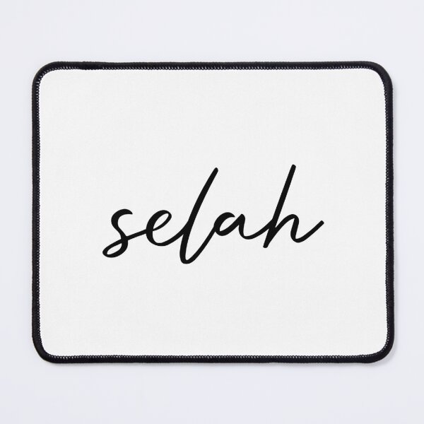 Item preview, Selah /ˈsiːlə,ˈsiːlɑː/ (black) designed and sold by Julia Jane Creative.