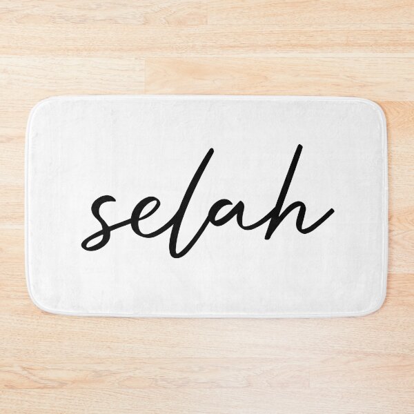 Item preview, Selah /ˈsiːlə,ˈsiːlɑː/ (black) designed and sold by Julia Jane Creative.