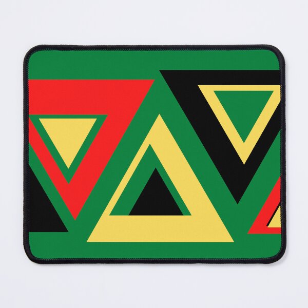 Item preview, KENTE INSPIRED TRIANGLES - GREEN designed and sold by HillTopView.
