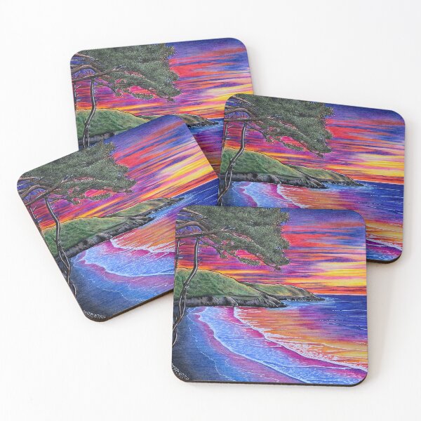 Item preview, Caswell sunset (Gower Peninsula)  designed and sold by Karen Elaine Evans.
