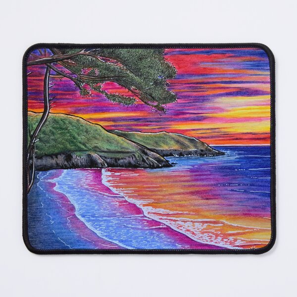 Item preview, Caswell sunset (Gower Peninsula)  designed and sold by Karen Elaine Evans.