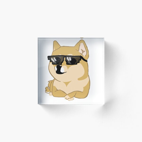 Doge With It Stuff Acrylic Block
