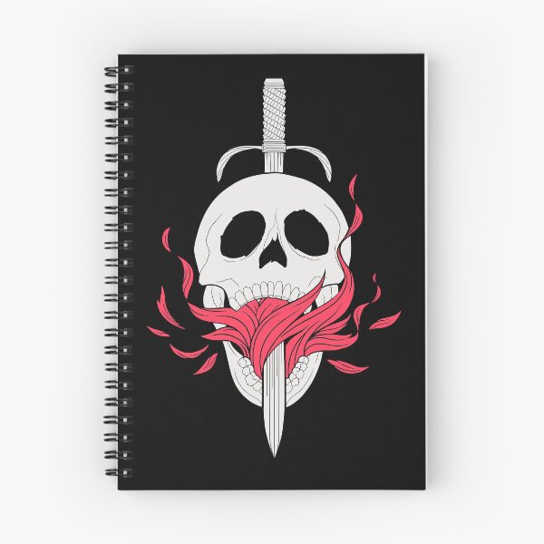 Item preview, White Skull and Flames designed and sold by Chris Kirkby.