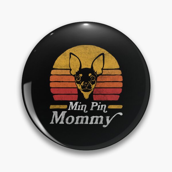 Item preview, Retro Vintage Miniature Pinscher Mommy designed and sold by More Cute Dogs.