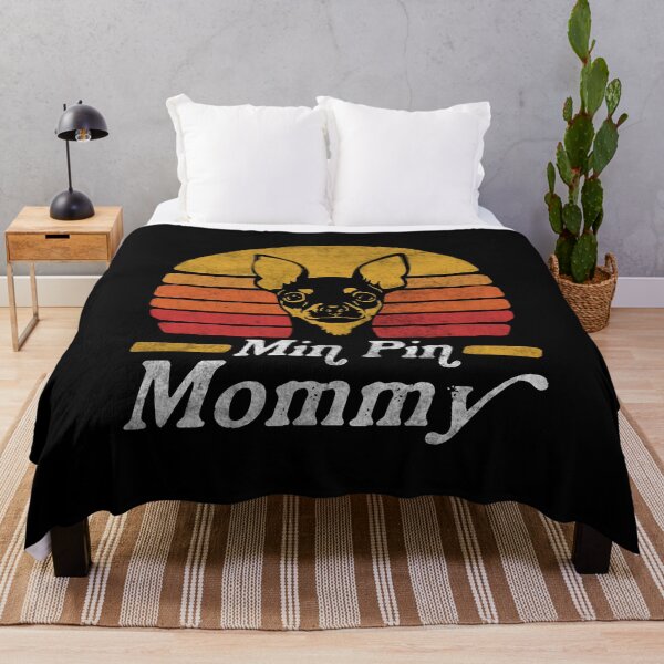 Item preview, Retro Vintage Miniature Pinscher Mommy designed and sold by More Cute Dogs.