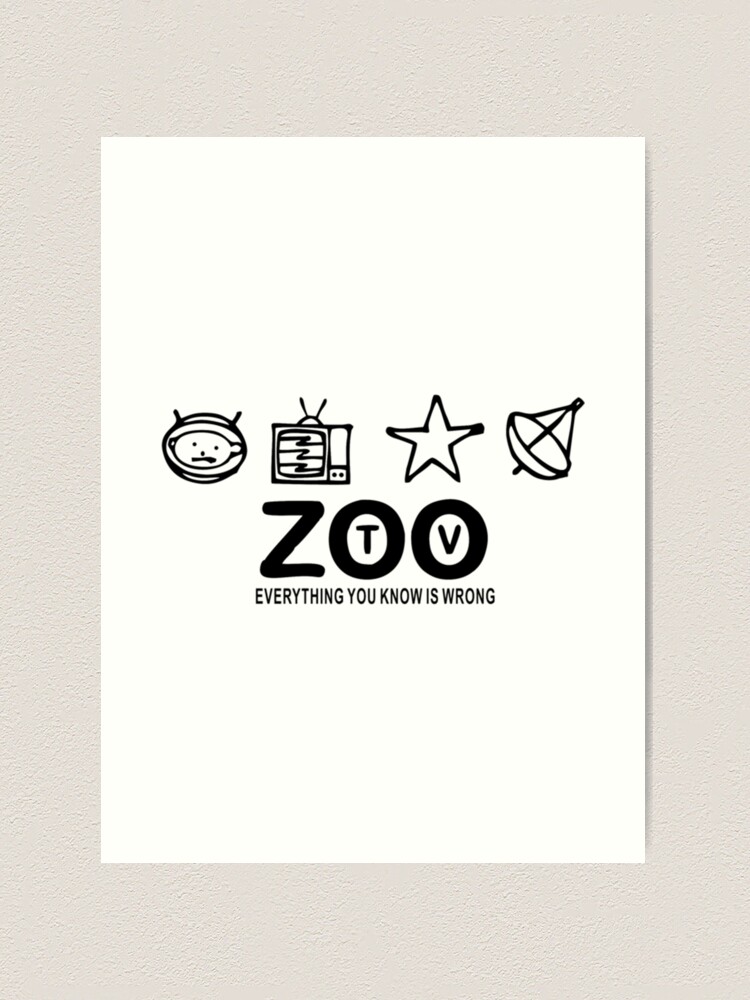ZOO TV Tour/ユーツー/アートポスター U2 ZOO Silver Foil Poster – U2 Shop US