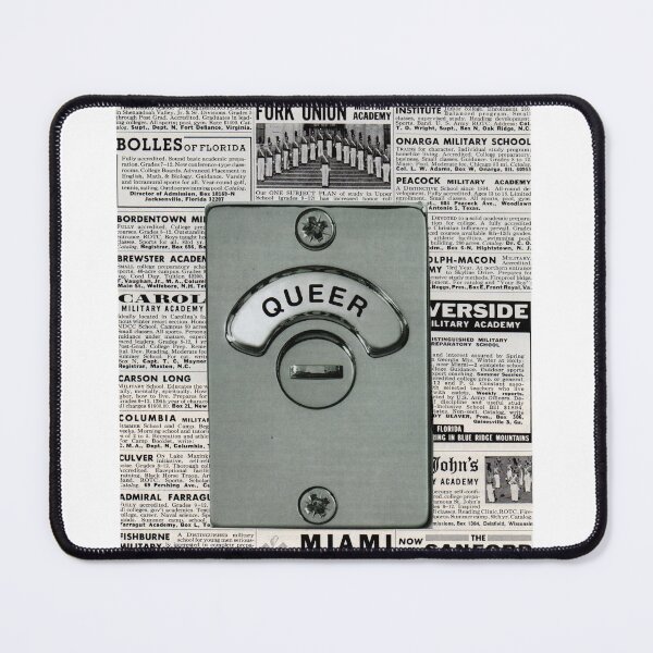 Item preview, Queer Military School Homoerotic Funny Gay Art designed and sold by horrorartpunk.