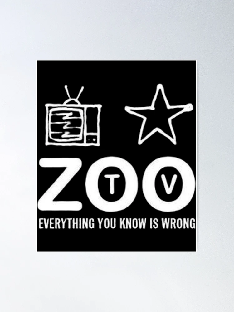 ZOO TV Tour/ユーツー/アートポスター U2 signed Zoo TV tour poster (1992-1993)